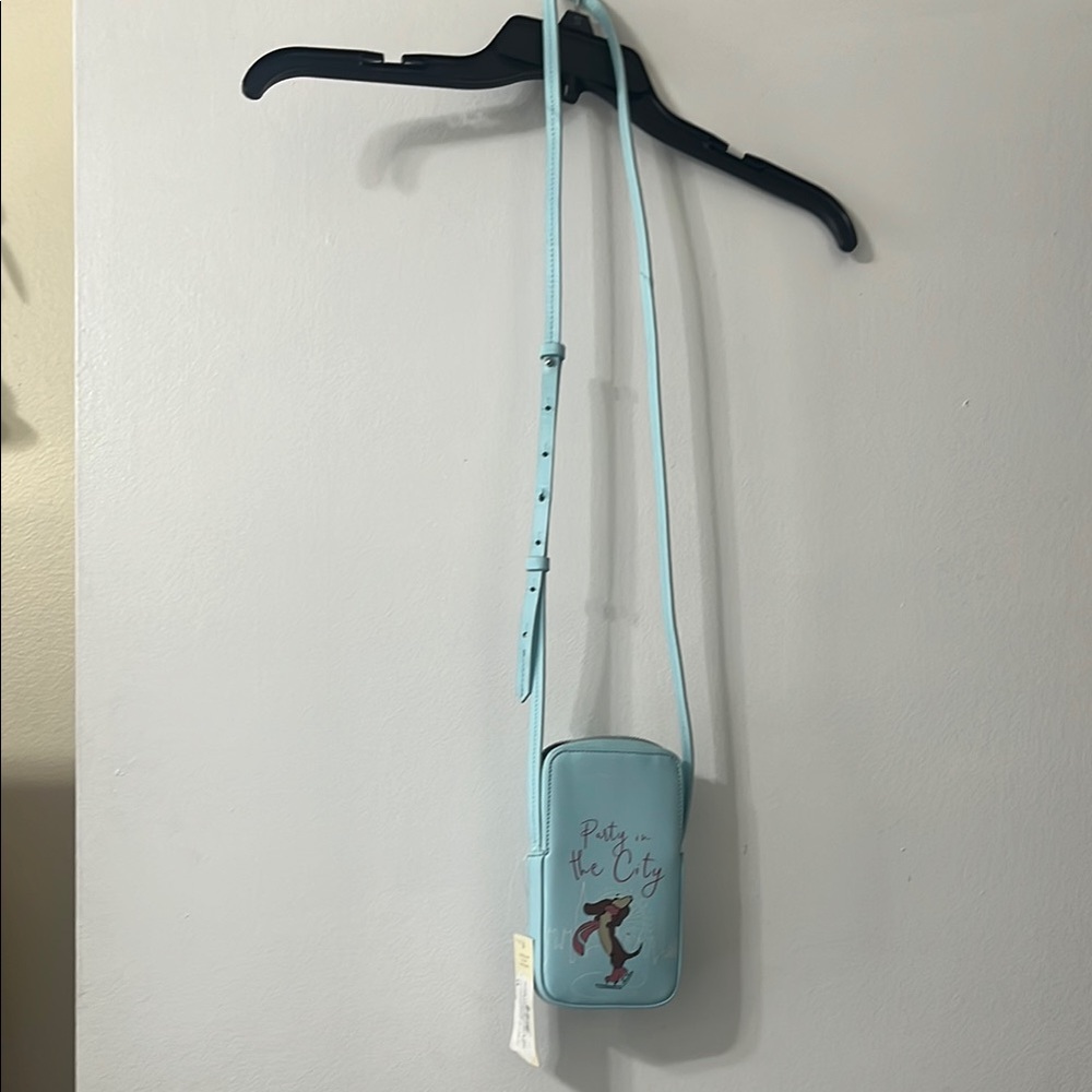 Radley London Light Blue Crossbody Bag with Cartoon Print